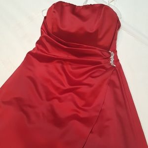 Red formal dress sz 14